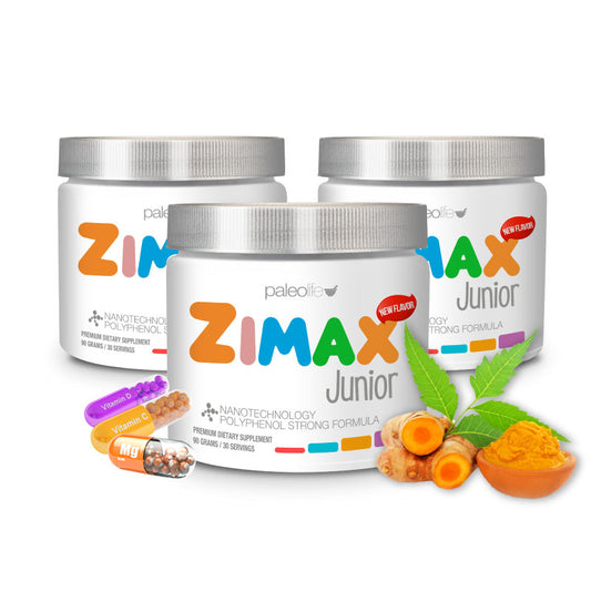 Zimax Junior  ¡ANTIOXIDANTE NATURAL NUEVO SABOR! 3 MESES DE ANTIOXIDANTES